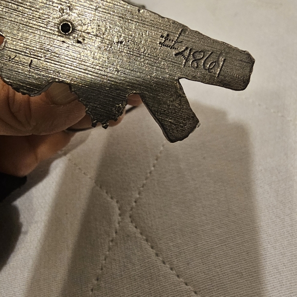 Handmade 100% Pewter Ornaments Bears Beautiful with Stands for tree or Table Vin - Picture 10 of 14